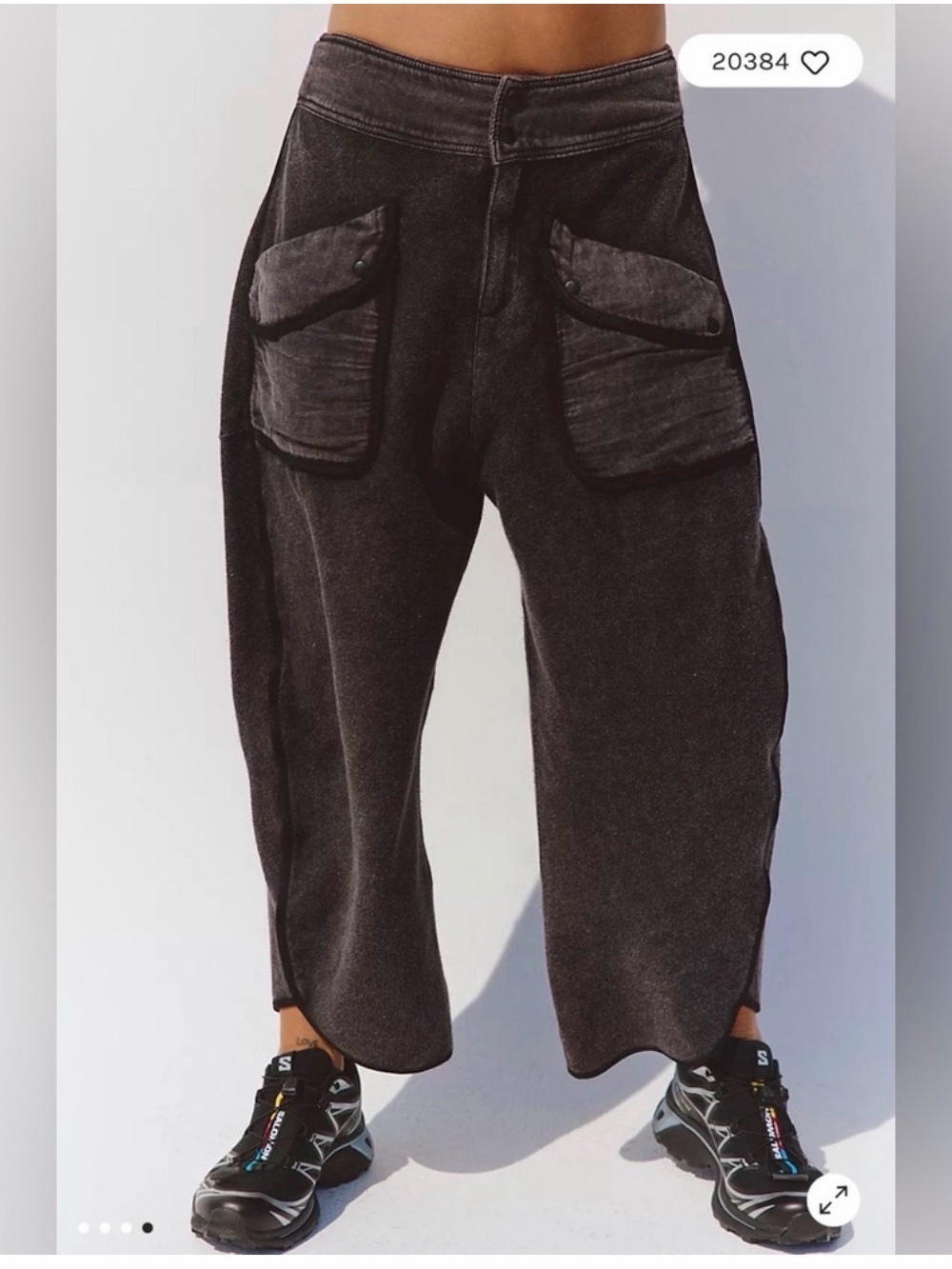 Free People Timko Pants - Charcoal - Picture 3 of 3